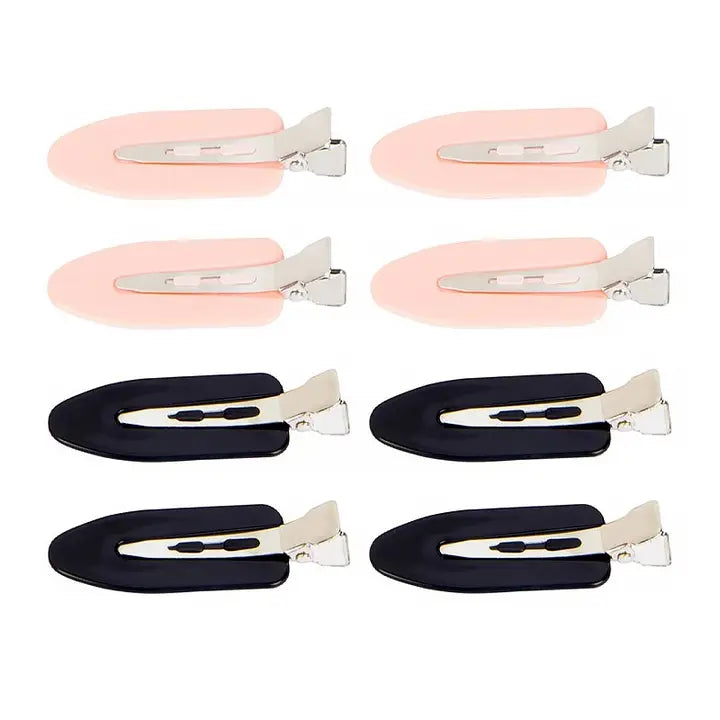 Hair Setting Clips Black and Pink