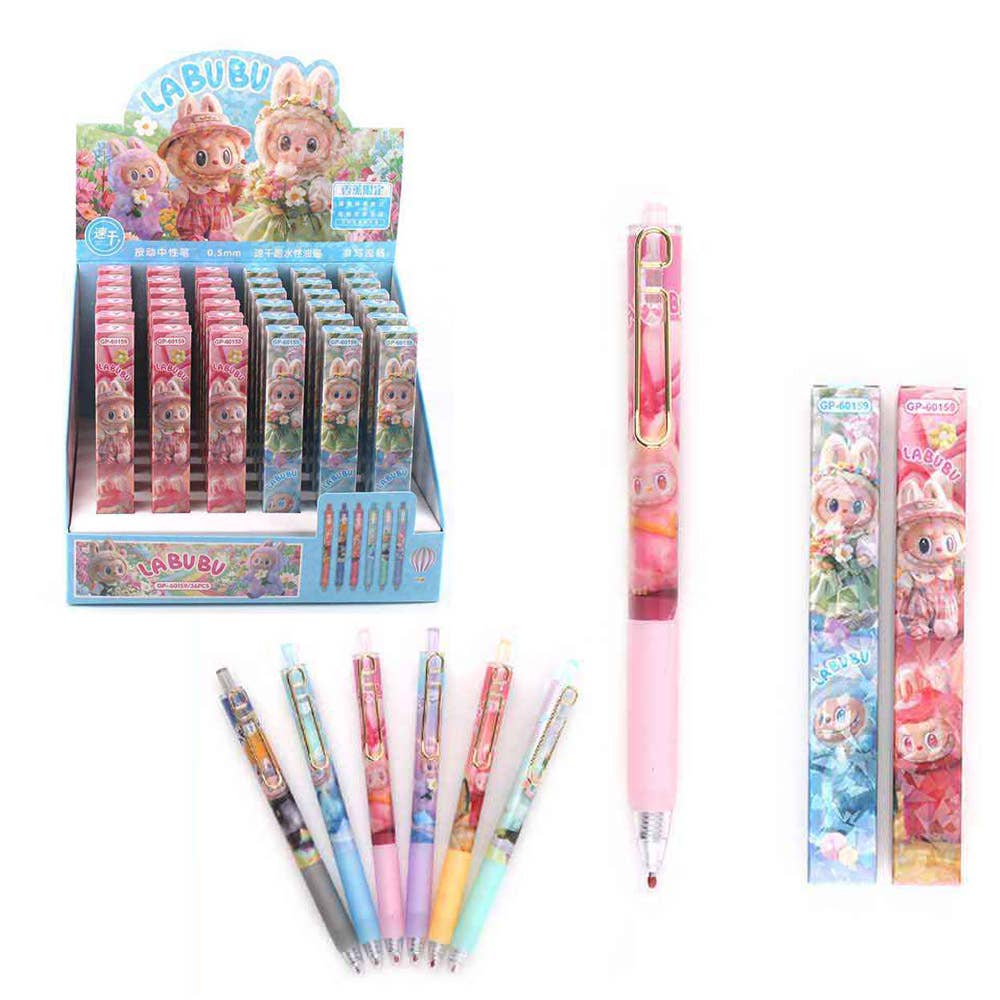 LABUBU Monster Bunny Character Gel Ball Pens
