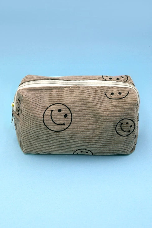 Smiley Cosmetic Makeup Pouch Bag