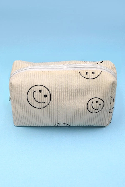 Smiley Cosmetic Makeup Pouch Bag