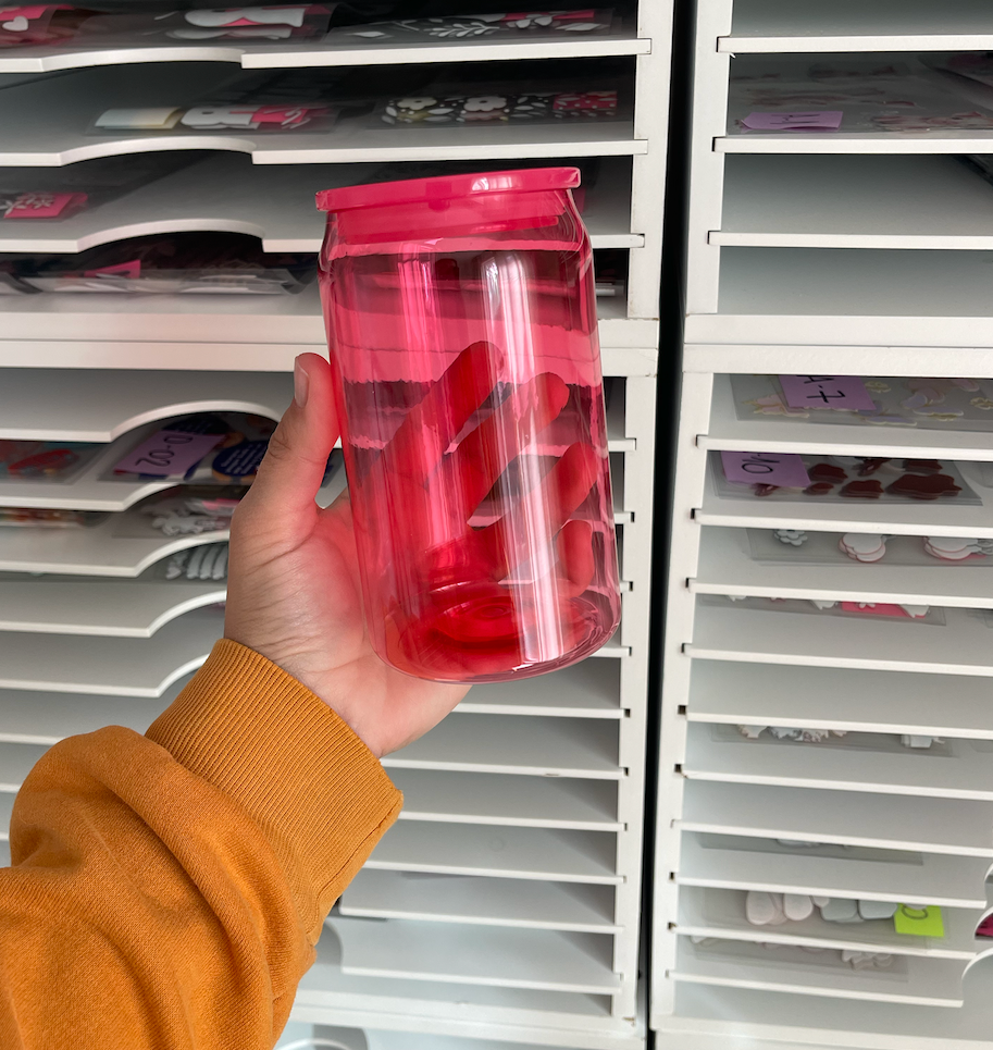 16oz Plastic Acrylic Cans