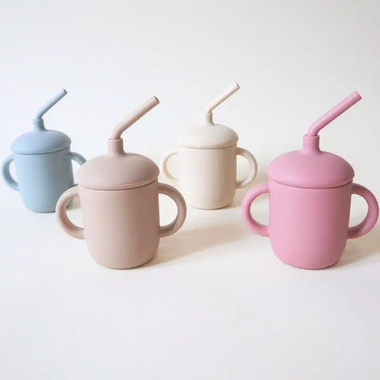 Sippy Cup with Straw, Spill-Proof & Anti-Stain