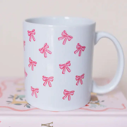 Pink Coquette Bows Mug