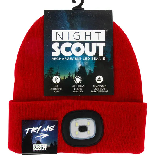 Night Scope Rechargeable Led Beanie Assortment
