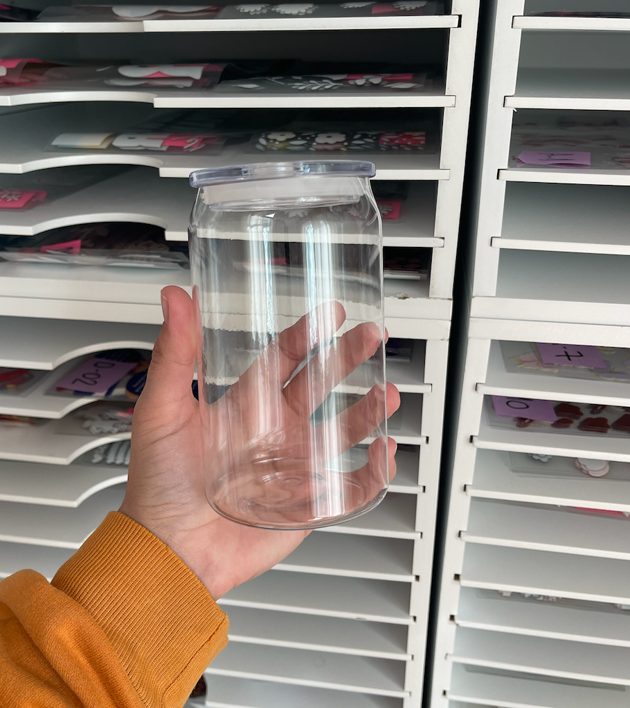 16oz Plastic Acrylic Cans
