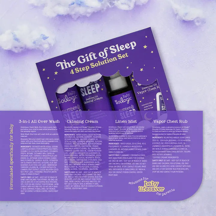 The Slumber & Sleep Gift of Sleep Solutions Set - 4 Piece