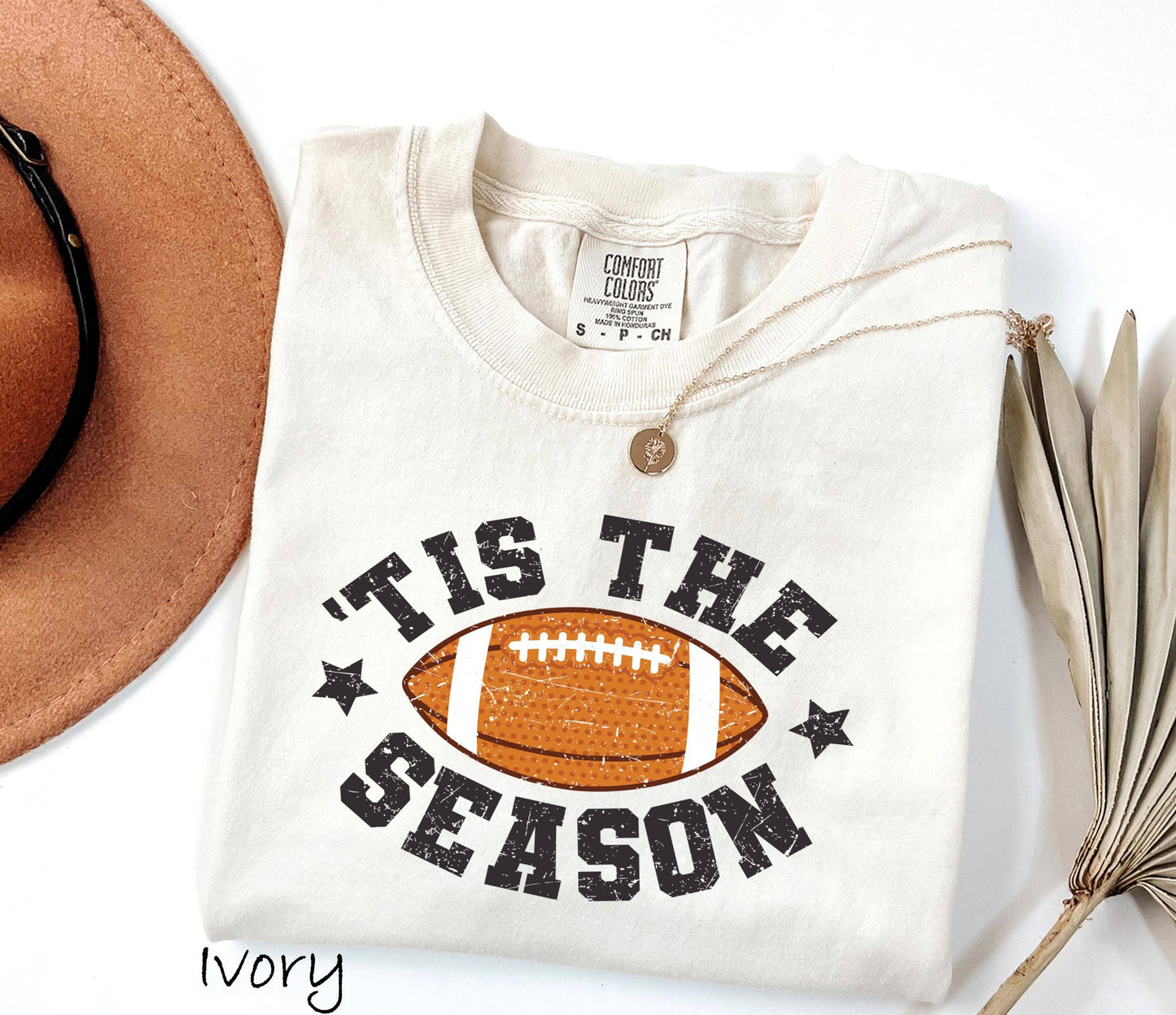 Football Comfort Colors Shirt, Tis the Season Sweatshirt