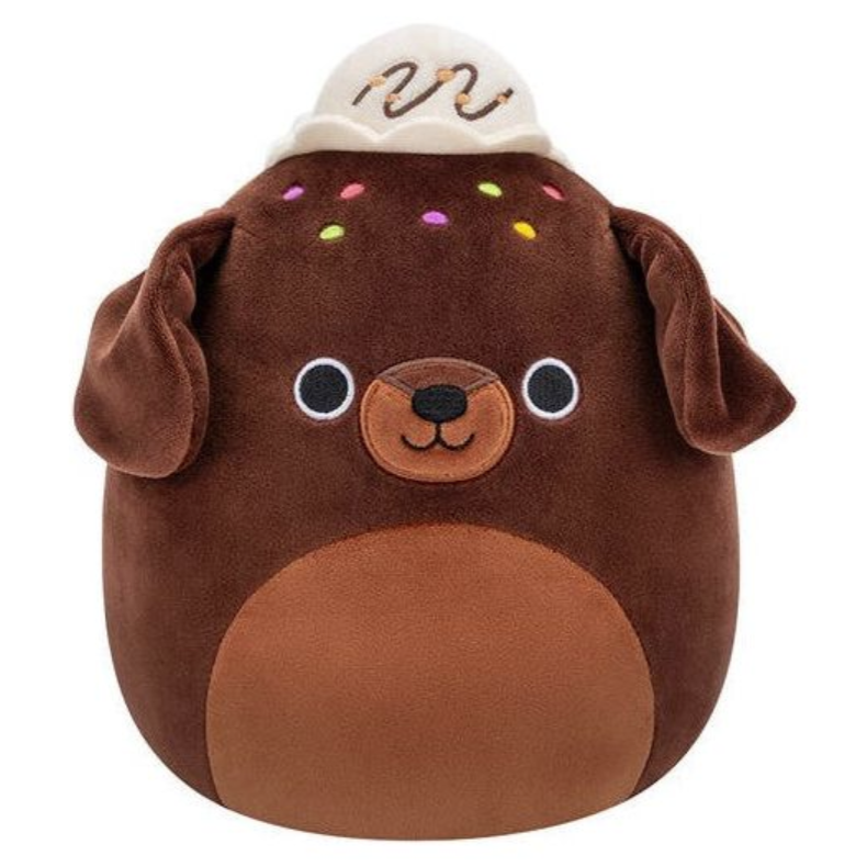 Squishmallow Plush Toy 8" Rico the Brownie Chocolate Lab