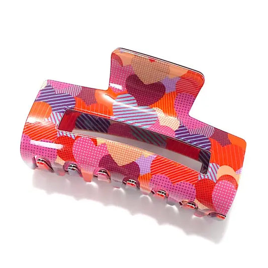 Valentine's Day Gift Heart Hair Claw Clip