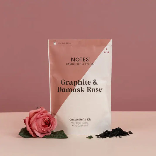 Graphite & Damask Rose