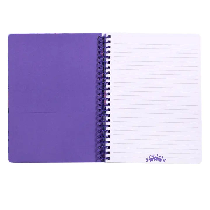 Mini Notebook, Lilac Floral