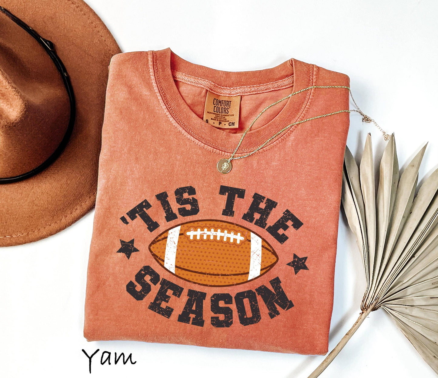 Football Comfort Colors Shirt, Tis the Season Sweatshirt