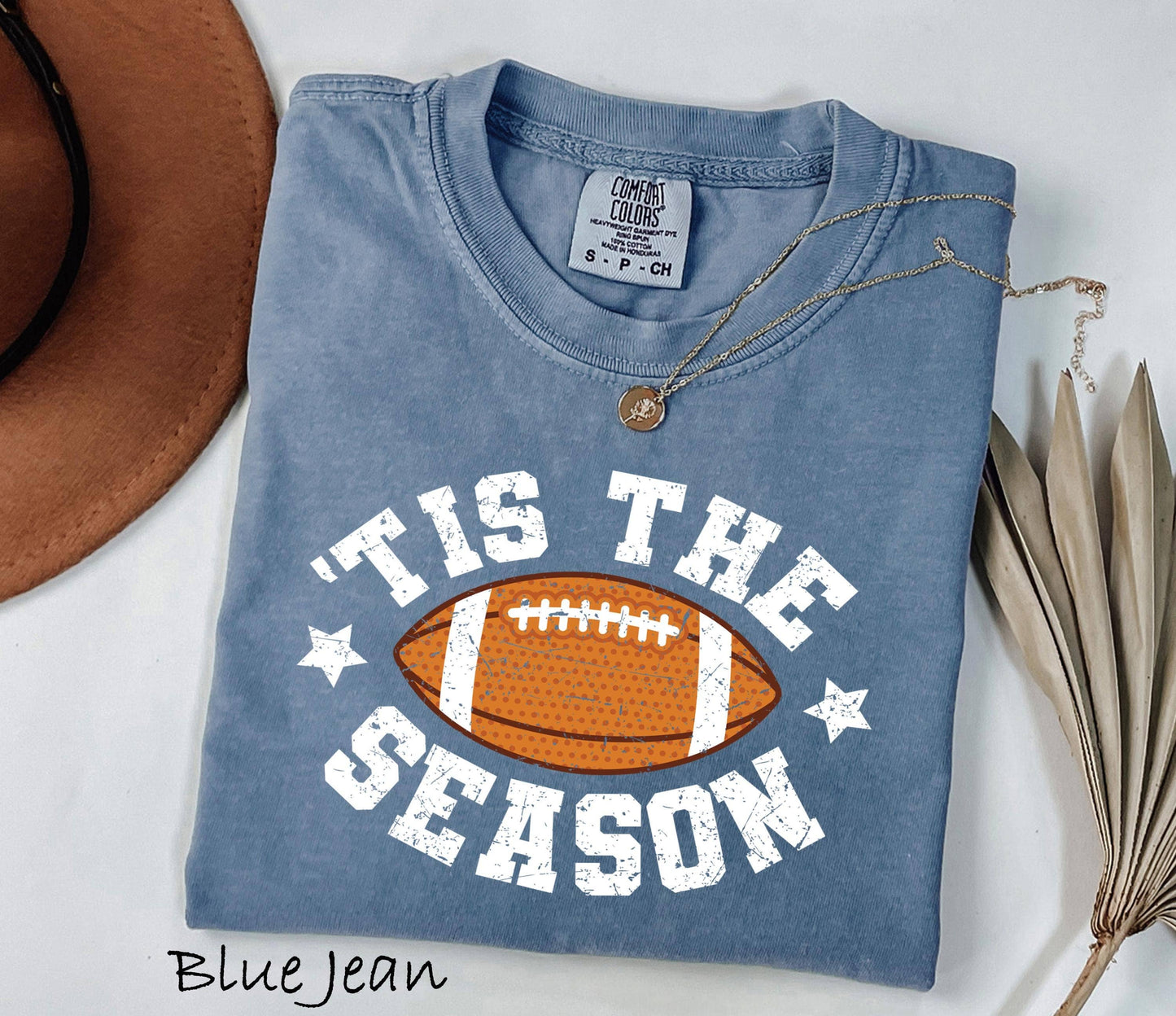 Football Comfort Colors Shirt, Tis the Season Sweatshirt