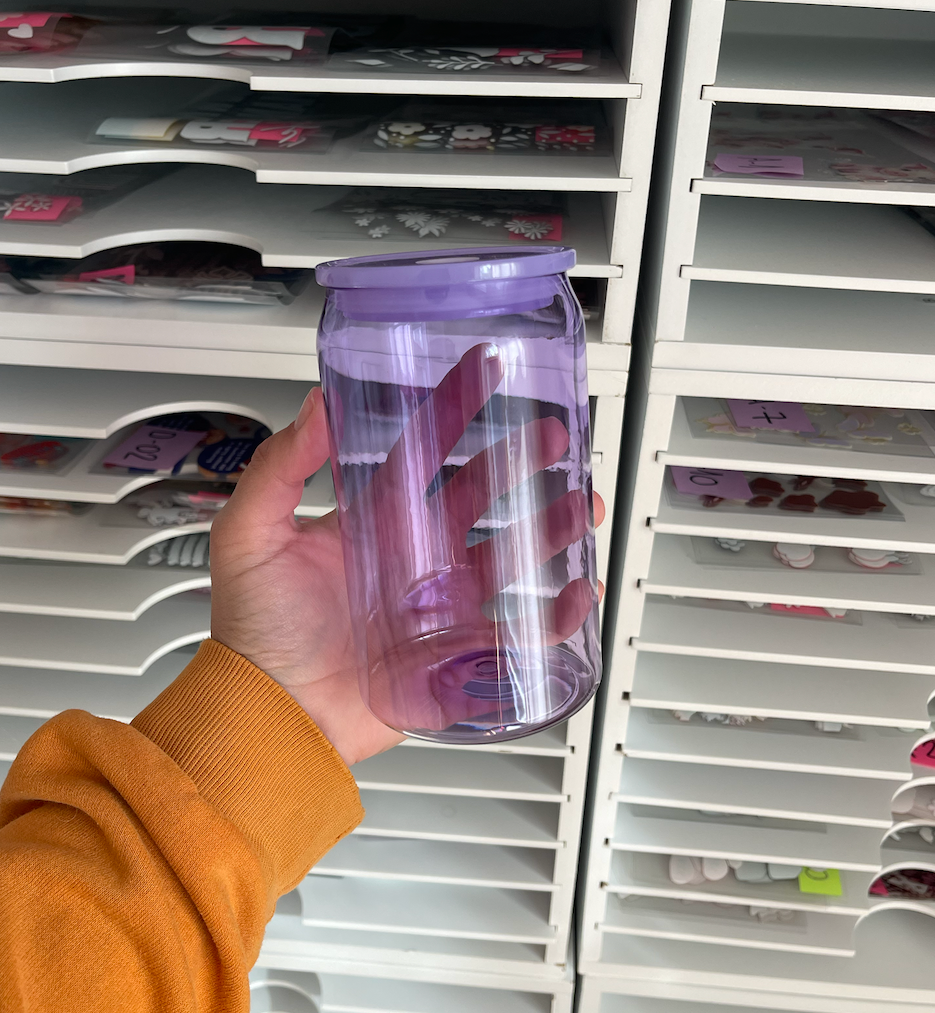 16oz Plastic Acrylic Cans