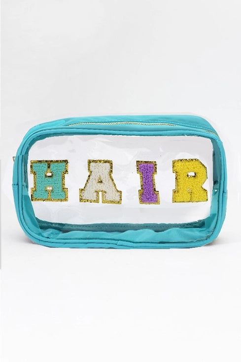 Large Clear Stuff Travel Cosmetic Makeup Pouch