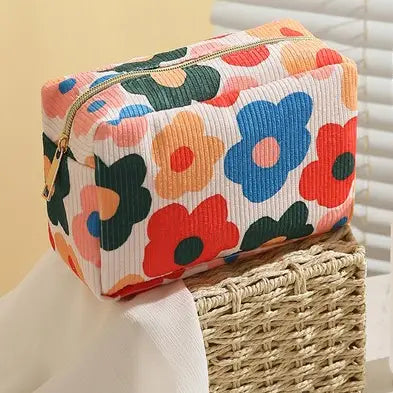 Flower Heart Makeup Cosmetic Pouch Bag