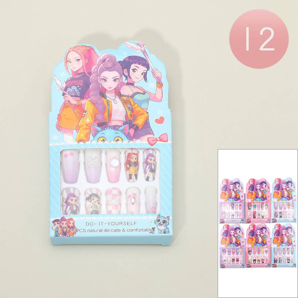 Kpop Demon Hunters DIY Press On Nail Set
