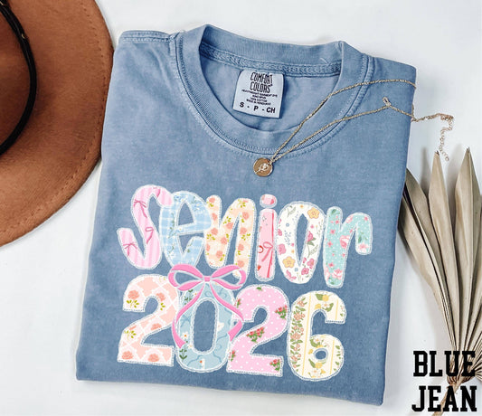 Comfort Colors Coquette Senior 2026 Shirt, Graduate 2026